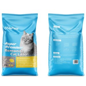 Super Premium Cat Bentonite Litter : lemon